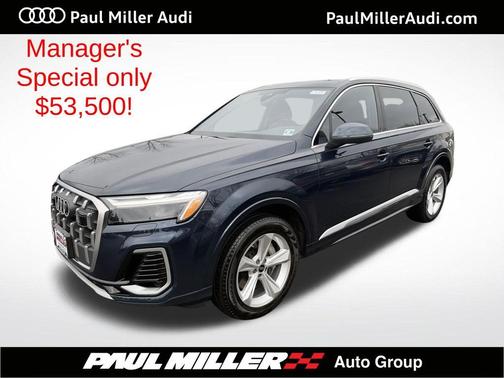 Waitomo Blue Metallic 2025 Audi Q7 55 Premium