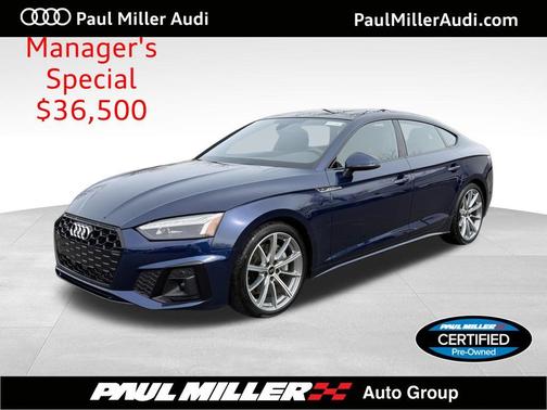 Navarra Blue Metallic 2025 Audi A5 Sportback 45 S line quattro Premium