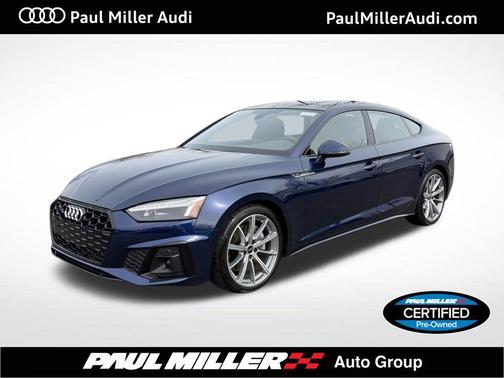 Navarra Blue Metallic 2025 Audi A5 Sportback S line Premium
