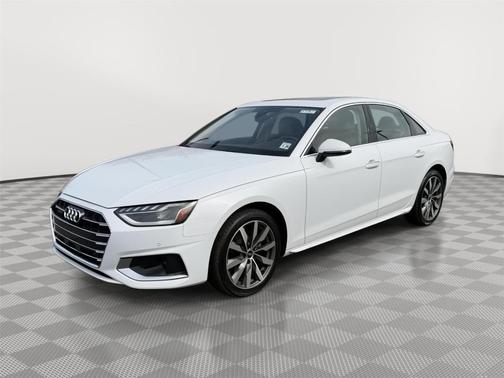 Glacier White Metallic 2023 Audi A4 40 Premium