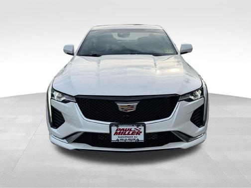 Crystal White Tri-Coat 2021 Cadillac CT4 Sport