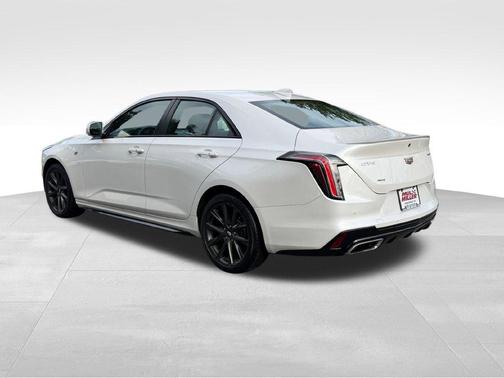 Crystal White Tri-Coat 2021 Cadillac CT4 Sport