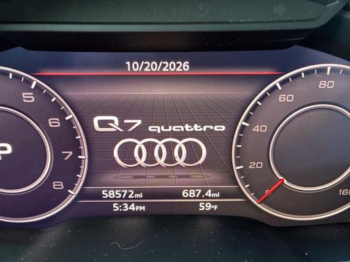 Samurai Gray Metallic 2019 Audi Q7 55 Premium