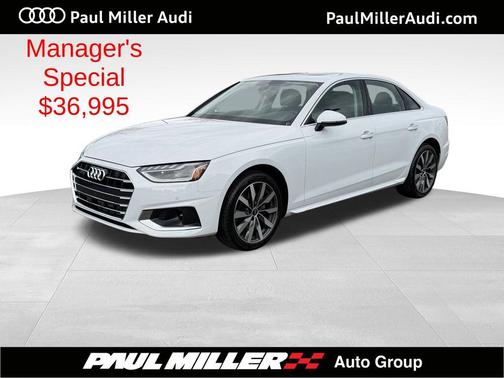 Glacier White Metallic 2025 Audi A4 40 Premium