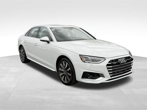 Glacier White Metallic 2025 Audi A4 40 Premium