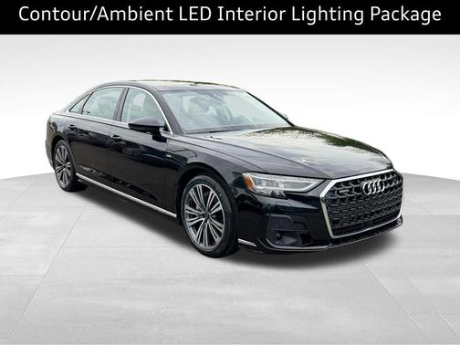 Mythos Black Metallic 2023 Audi A8 L 55