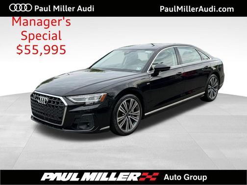 Mythos Black Metallic 2023 Audi A8 L 55