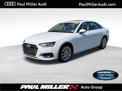 Glacier White Metallic 2021 Audi A4 40 Premium