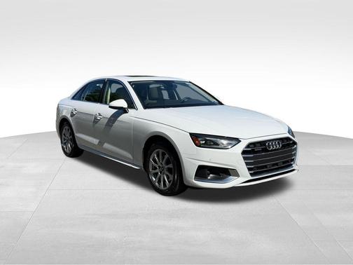 Glacier White Metallic 2021 Audi A4 40 Premium