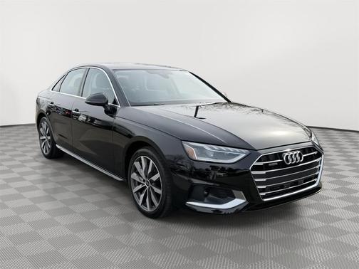 Brilliant Black 2023 Audi A4 40 Premium