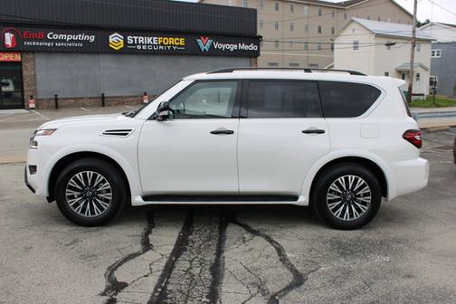 Aspen White 2023 Nissan Armada SL