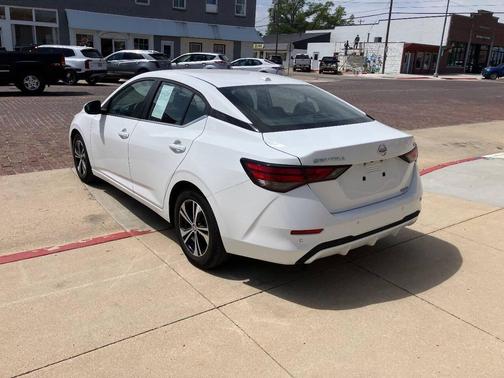 White 2023 Nissan Sentra SV