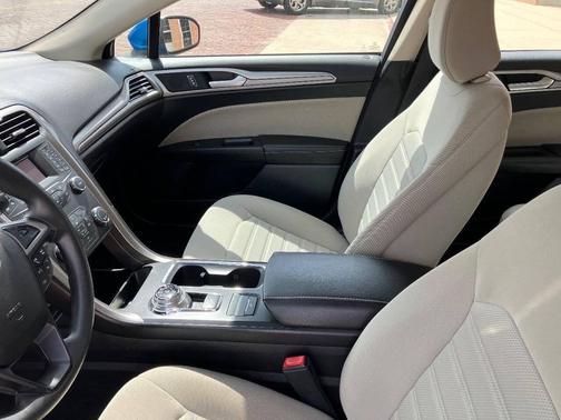 Bright blue 2020 Ford Fusion S 4dr Sedan