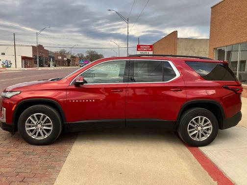 Burgundy 2023 Chevrolet Traverse LT Cloth