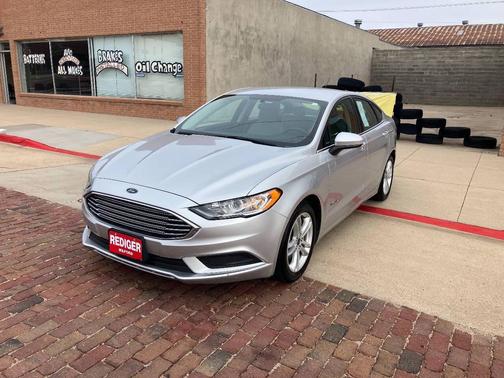 Silver 2018 Ford Fusion Hybrid SE