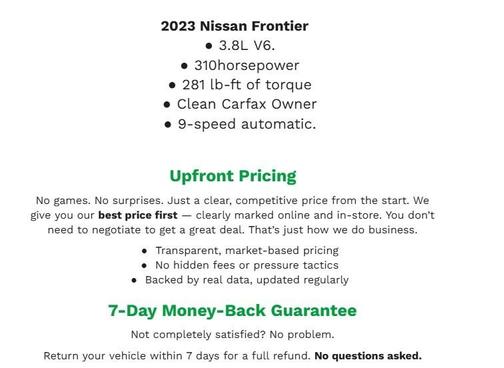2023 Nissan Frontier PRO-4X
