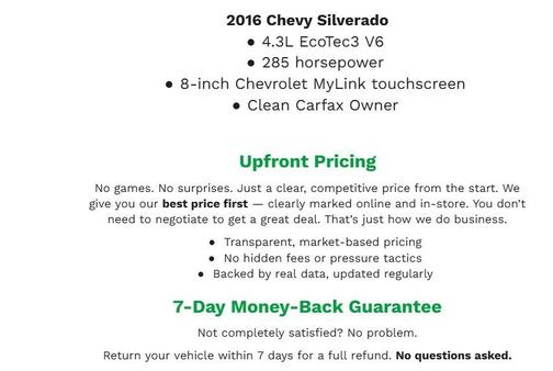 2016 Chevrolet Silverado 1500 1LT