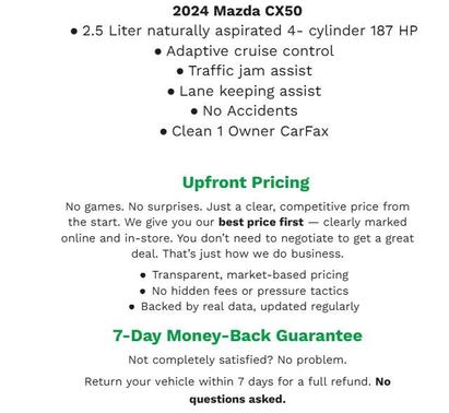 2024 Mazda CX-50 2.5 Turbo Premium Plus Package