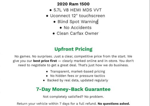 2020 RAM 1500 Limited