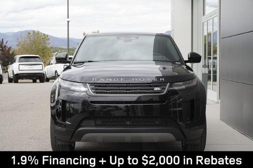 Santorini Black Metallic 2026 Land Rover Range Rover Evoque S