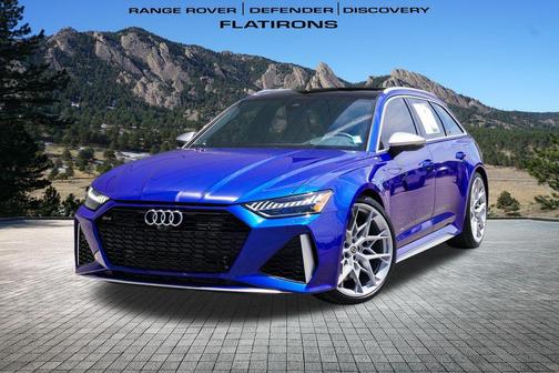 Ultra Blue Metallic 2022 Audi RS 6 Avant 4.0T