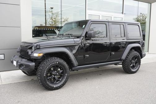 Black Clearcoat 2022 Jeep Wrangler Willys