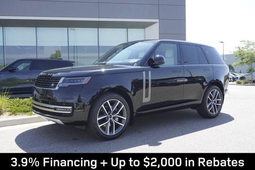 Black 2026 Land Rover Range Rover P400 SE