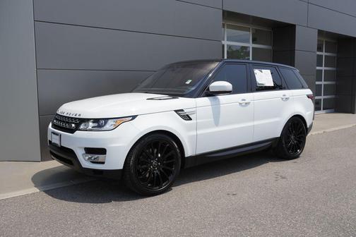 White 2017 Land Rover Range Rover Sport 3.0L Supercharged HSE