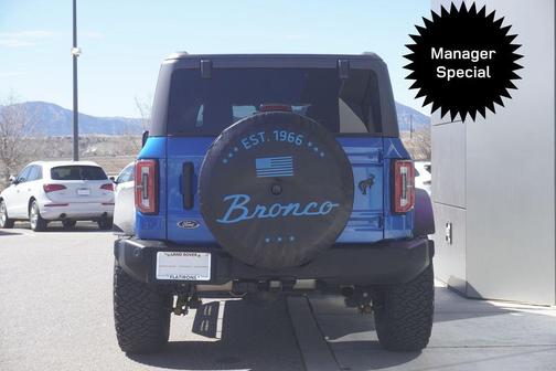Velocity Blue Metallic 2022 Ford Bronco Wildtrak