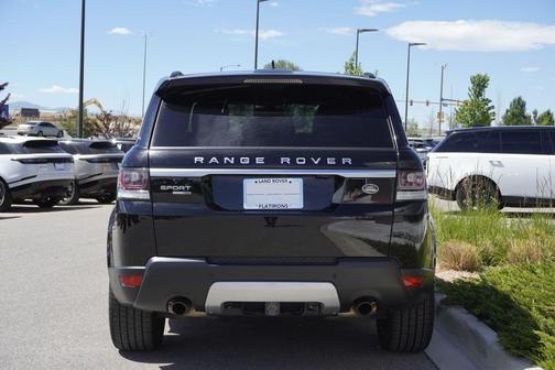 Black 2016 Land Rover Range Rover Sport Supercharged HSE