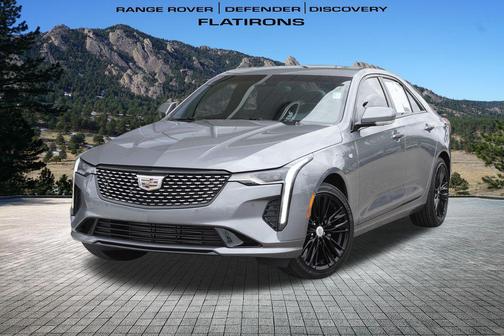 Satin Steel Metallic 2022 Cadillac CT4 Premium Luxury