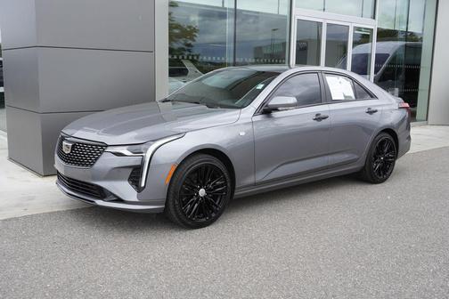 Satin Steel Metallic 2022 Cadillac CT4 Premium Luxury