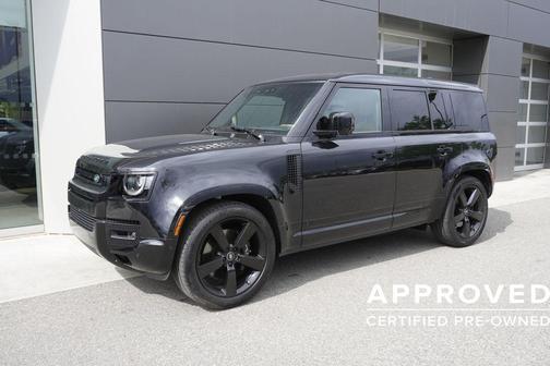 Santorini Black Metallic 2025 Land Rover Defender 110 V8