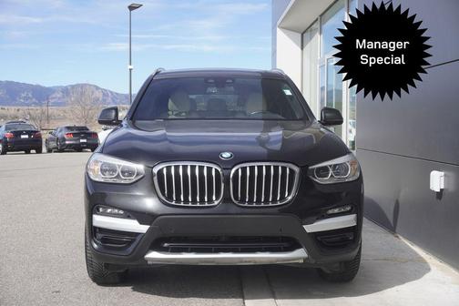 Black Sapphire Metallic 2021 BMW X3 xDrive30i