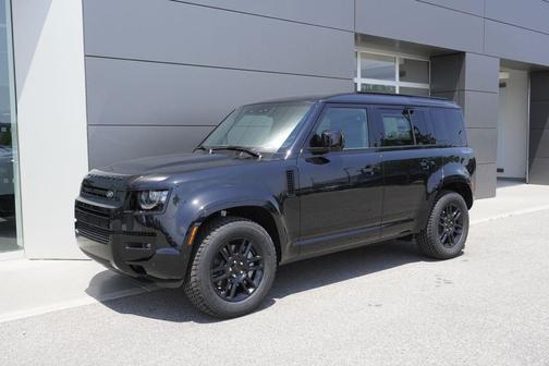 Santorini Black Metallic 2026 Land Rover Defender P400 X-Dynamic SE