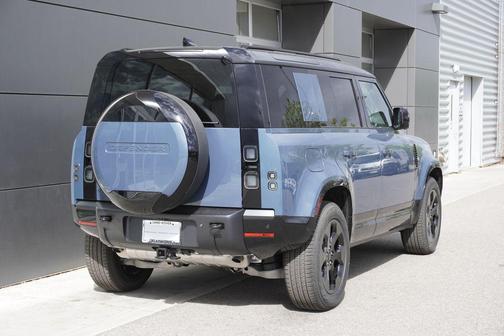 Tasman Blue Metallic 2026 Land Rover Defender P400 X-Dynamic SE