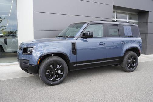 Tasman Blue Metallic 2026 Land Rover Defender P400 X-Dynamic SE