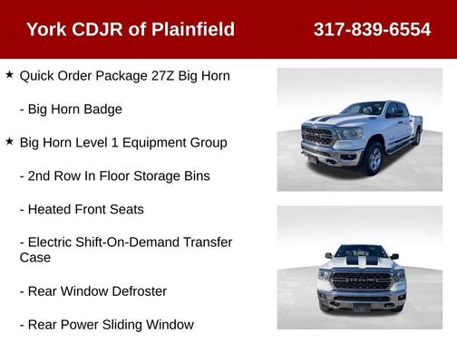Bright White Clearcoat 2023 RAM 1500 Big Horn/Lone Star