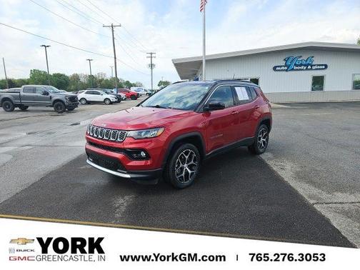 Red 2024 Jeep Compass Limited