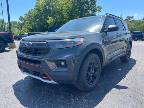 FORGED GREEN METALLIC 2023 Ford Explorer Timberline