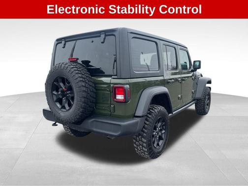 Sarge Green Clearcoat 2023 Jeep Wrangler Sport S