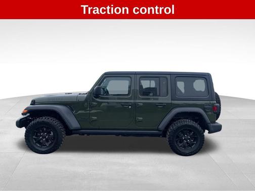 Sarge Green Clearcoat 2023 Jeep Wrangler Sport S
