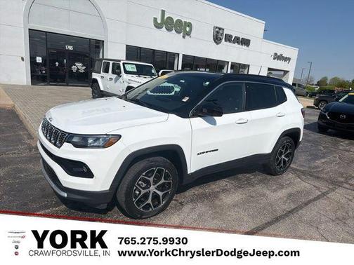 Bright White Clearcoat 2024 Jeep Compass Limited
