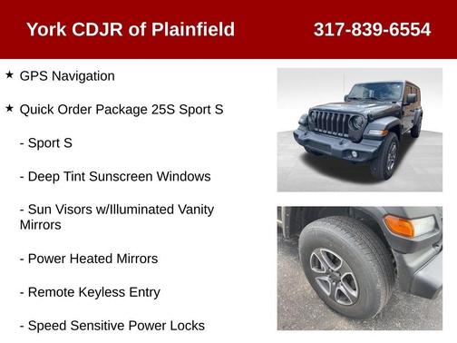 Granite Crystal Metallic Clearcoat 2023 Jeep Wrangler Sport S
