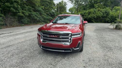Cayenne Red Tintcoat 2021 GMC Acadia FWD SLE
