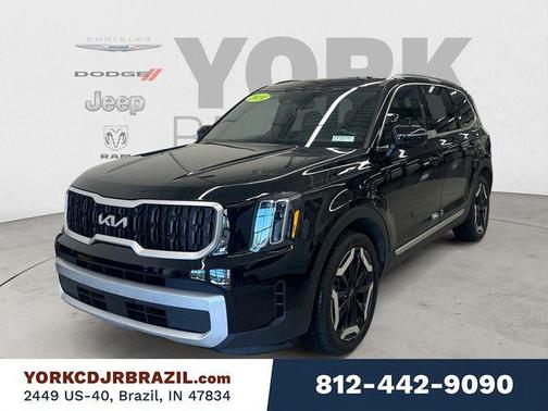 Ebony Black 2024 Kia Telluride EX