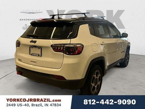 Bright White Clearcoat 2022 Jeep Compass Trailhawk