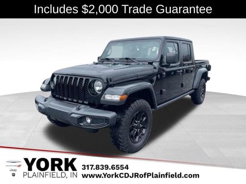 Black Clearcoat 2023 Jeep Gladiator Willys 4x4