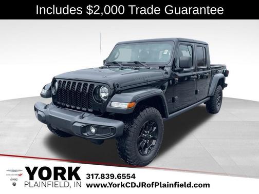 Black Clearcoat 2023 Jeep Gladiator Willys 4x4