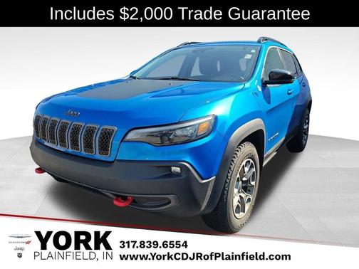 Hydro Blue Pearlcoat 2022 Jeep Cherokee Trailhawk